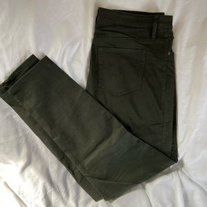 Dark / Army Green / Olive Skinny Jeggings Size 16